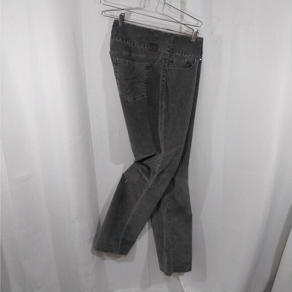 JAG! STORMY GRAY ULTRA STRETCH FINE WALE CORDUROY HIGH WAIST PANTS! SZ 18 - Picture 6 of 12